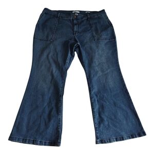 Nine West 18W Bootcut Patch Pocket Jeans